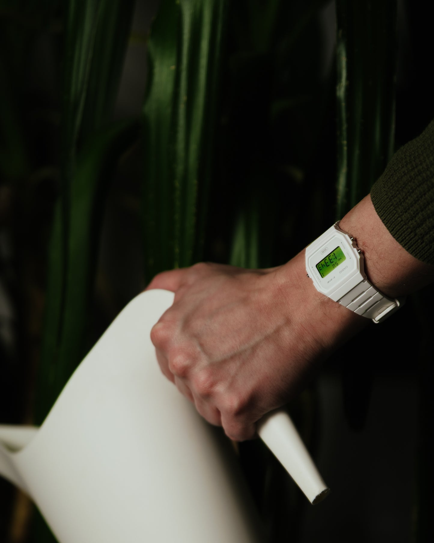 White Ferrari F-91 - Modified Casio Watch