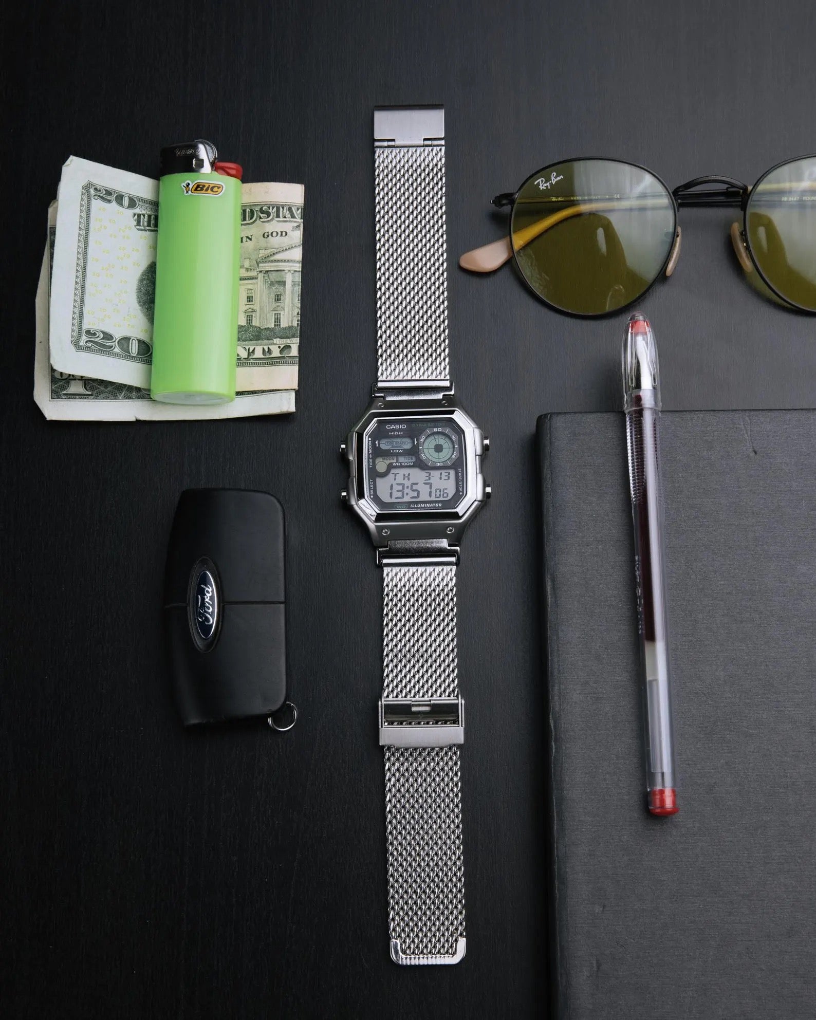 Steel Time WS-1700 - Modified Casio Watch – EON TIME
