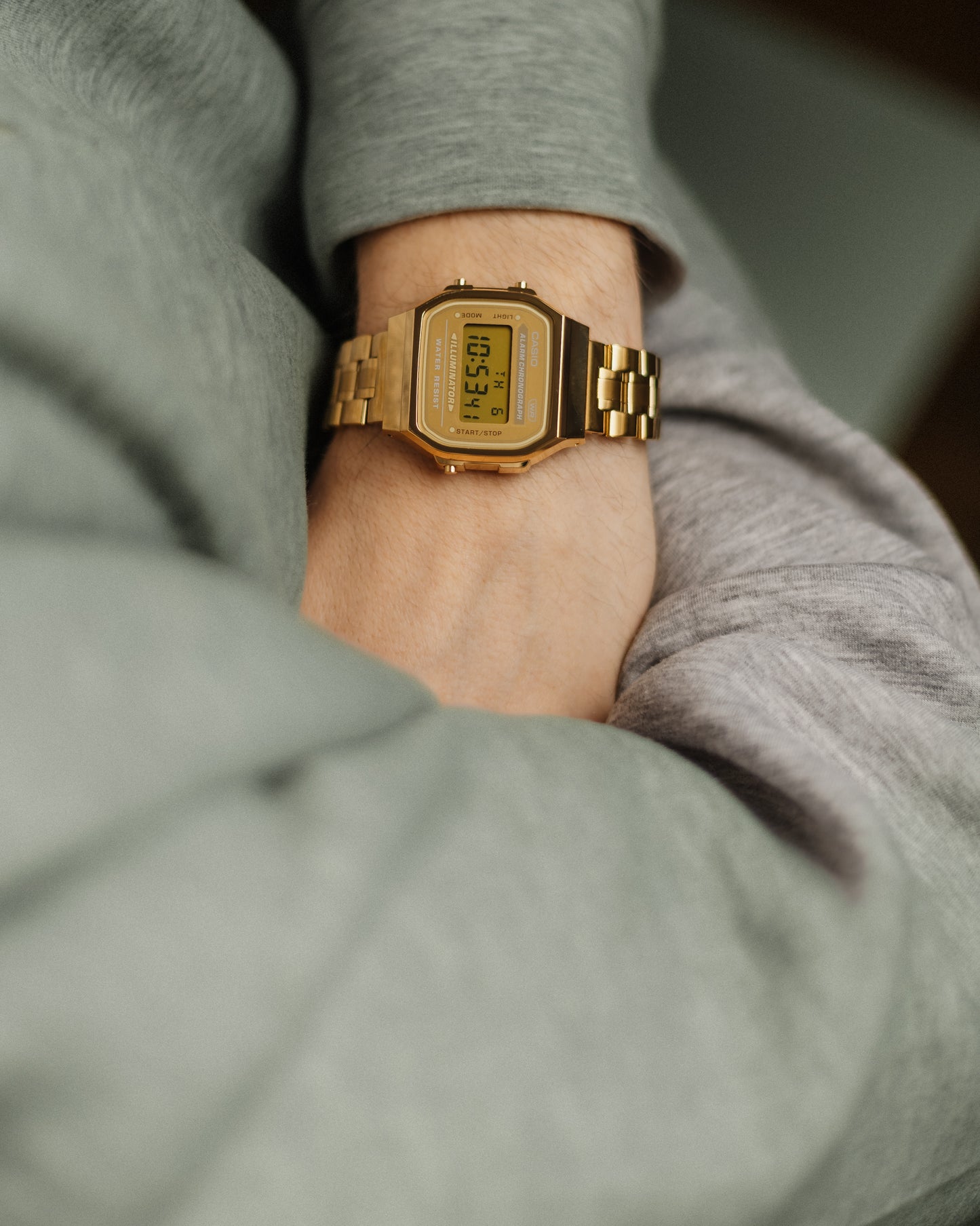 Weighted Metal Gold A168 - Modified Casio Watch