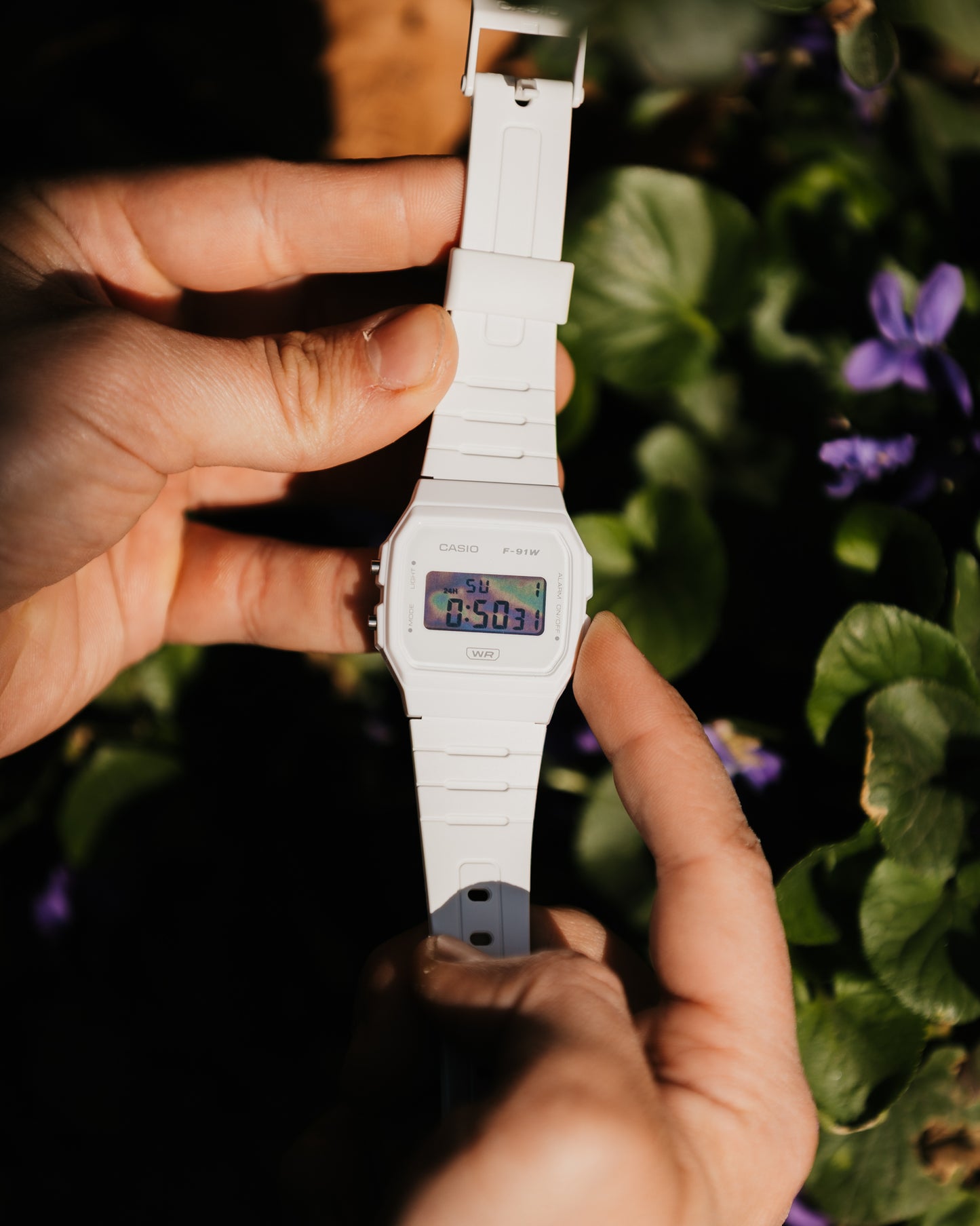 Bloomlight F-91 - Modified Casio Watch