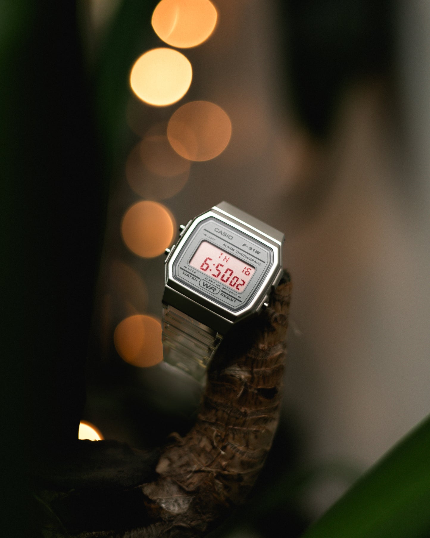 Strawberry Clear F-91W - Modified Casio Watch