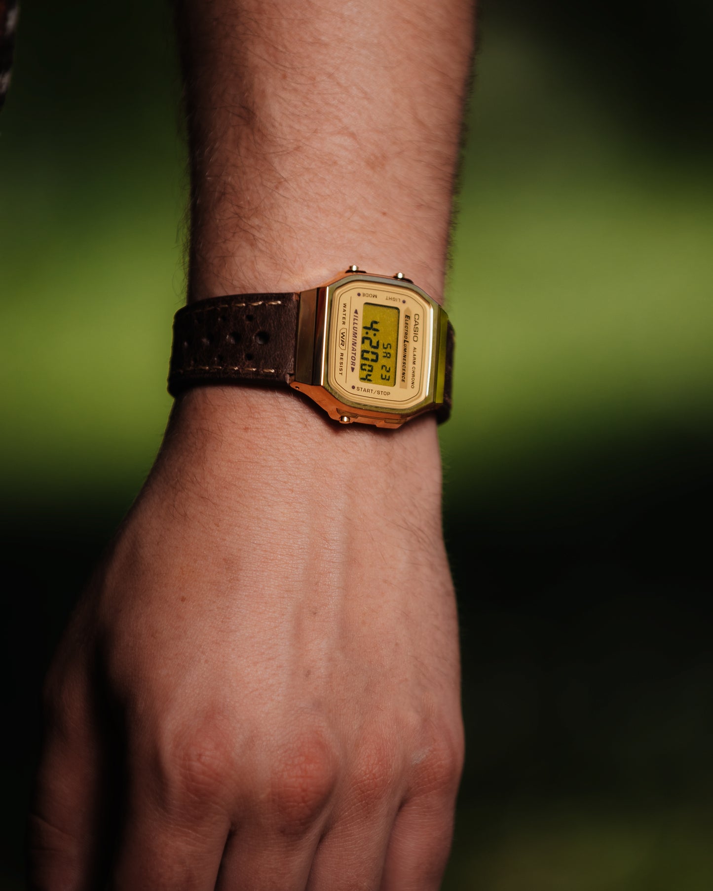 Racing Gold A168 - Modified Casio Watch