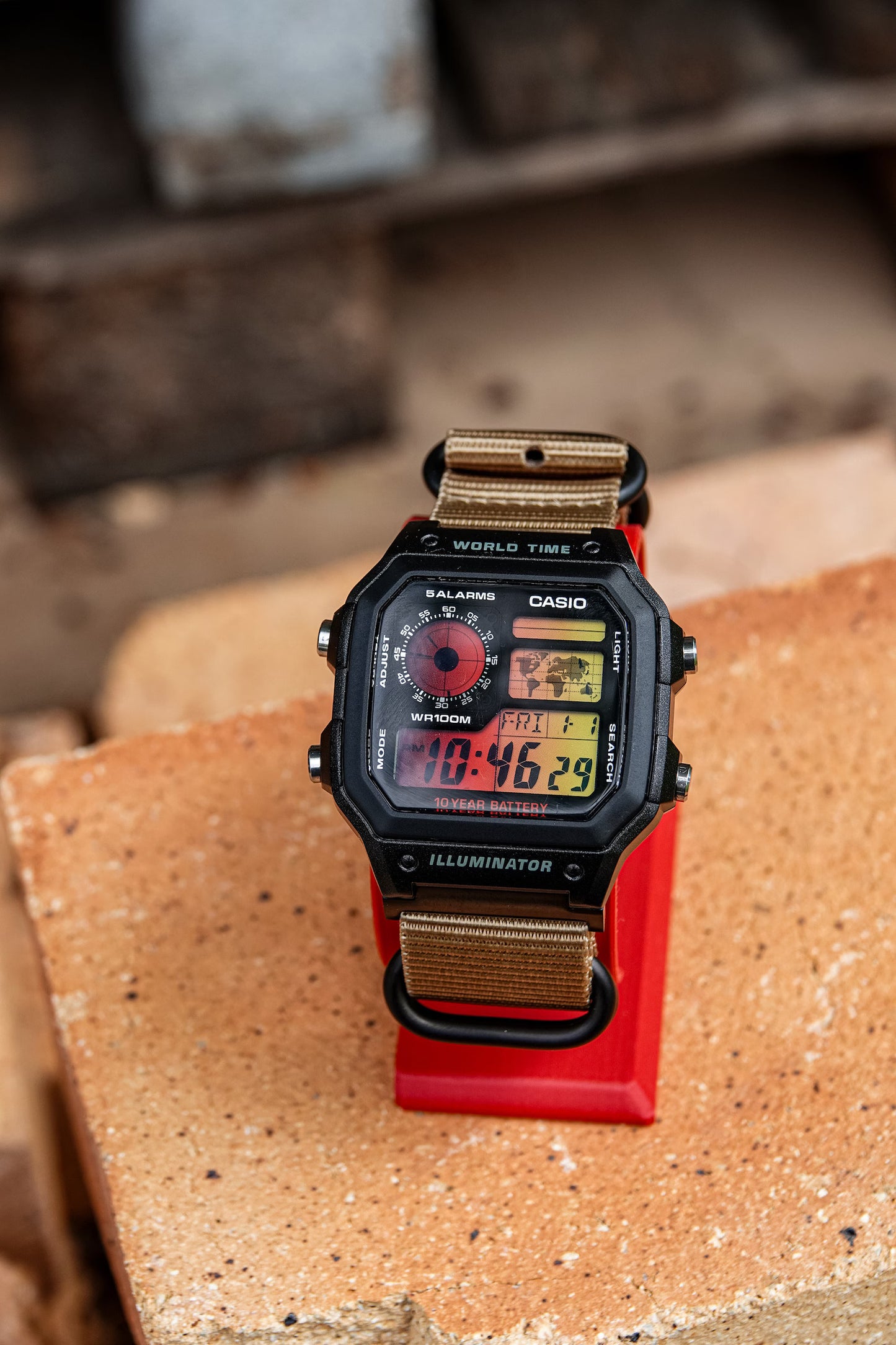 Sunrise Royale AE-1200 - Modified Casio Watch