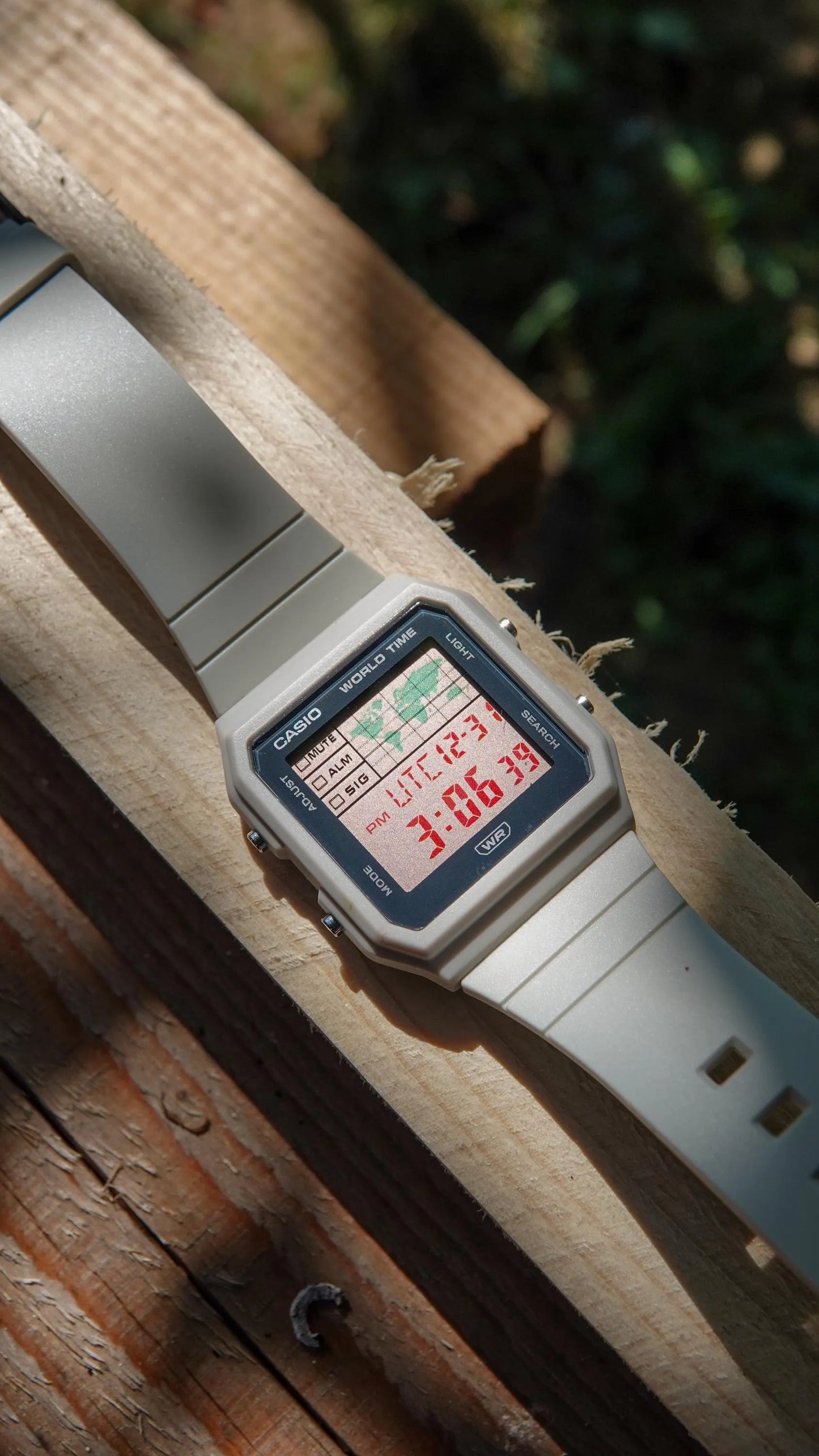 Strawberry White LF-30W - Modified Casio Watch
