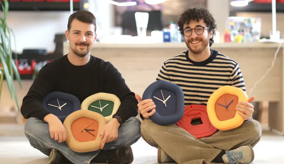 Lovro Žada (26) & Fabio Brmež (26), Masters of Economics, Entrepreneurs: A marketer and a finance expert don’t waste time — instead, they have tamed it in watches.