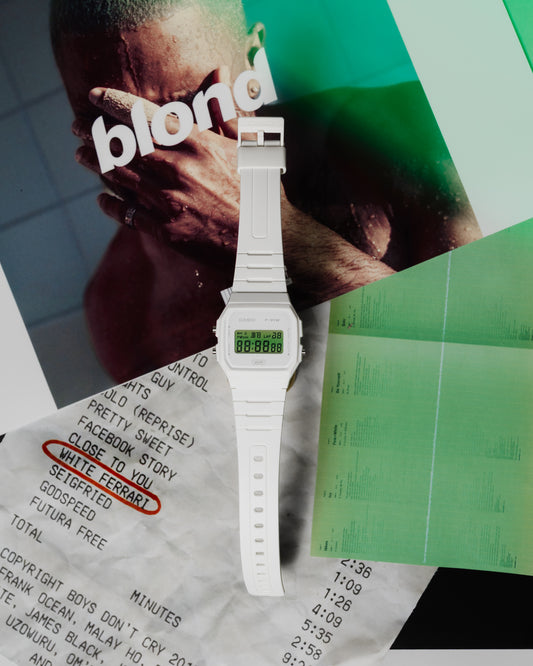 White Ferrari F-91 - Modified Casio Watch