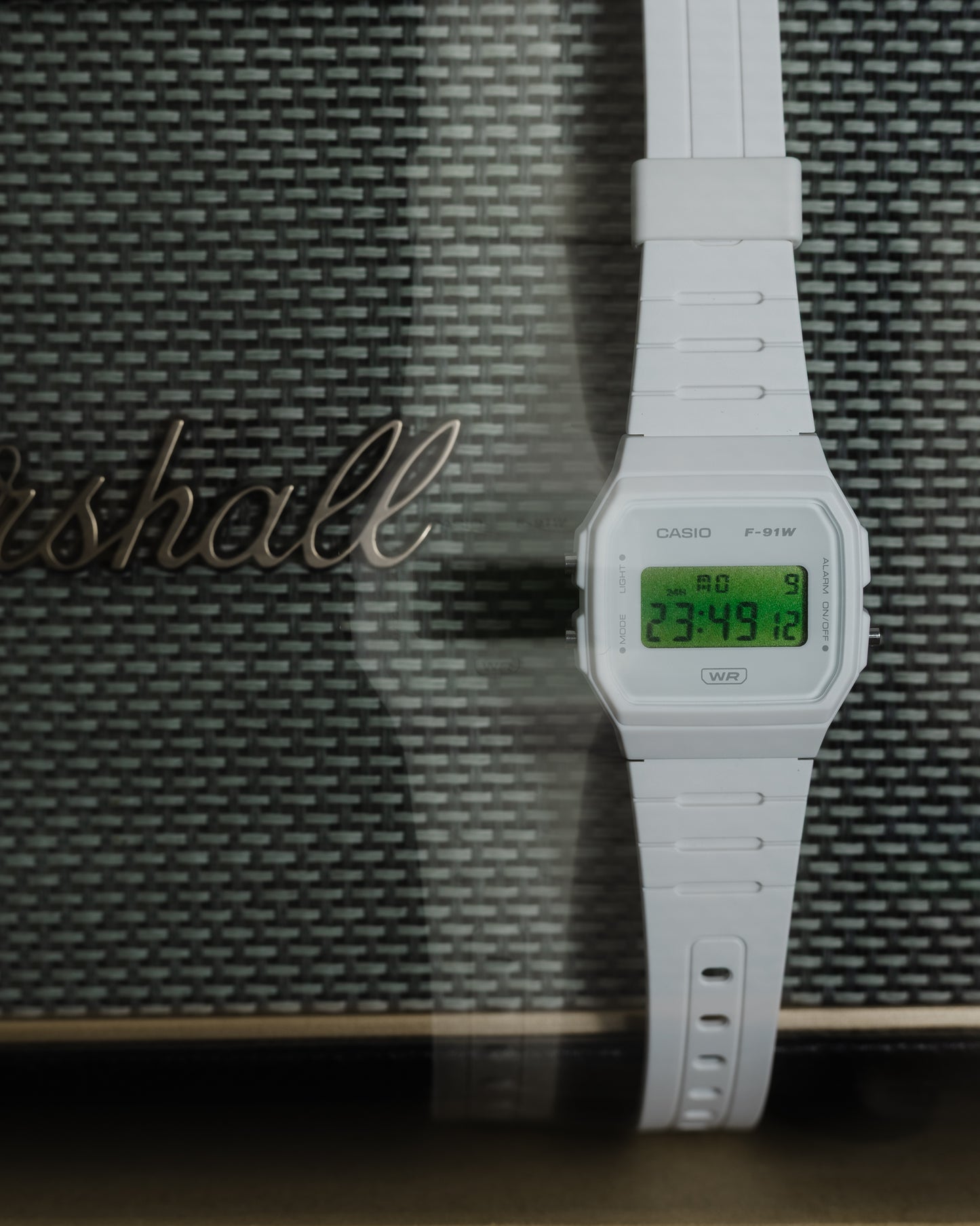 White Ferrari F-91 - Modified Casio Watch
