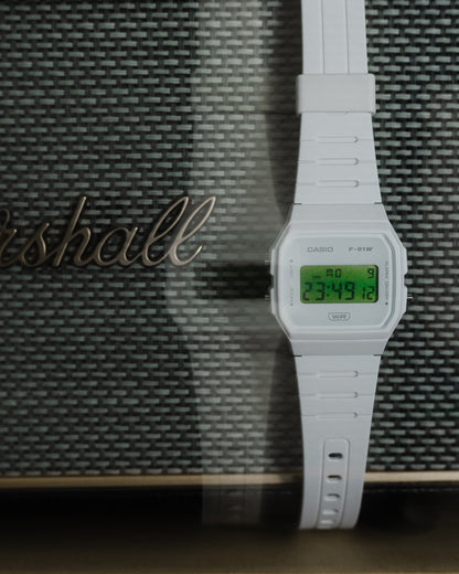 White Ferrari F-91 - Modified Casio Watch