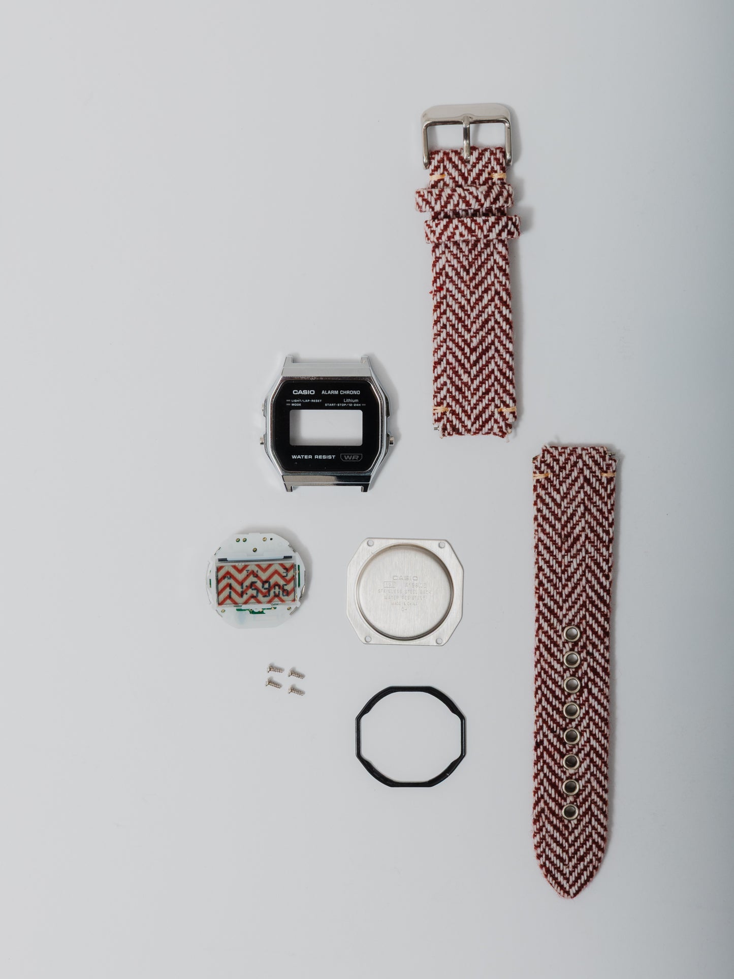 Herringbone A158 - Modified Casio Watch