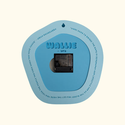 Back of Wallie Clock by Ura Watches / EON TIME