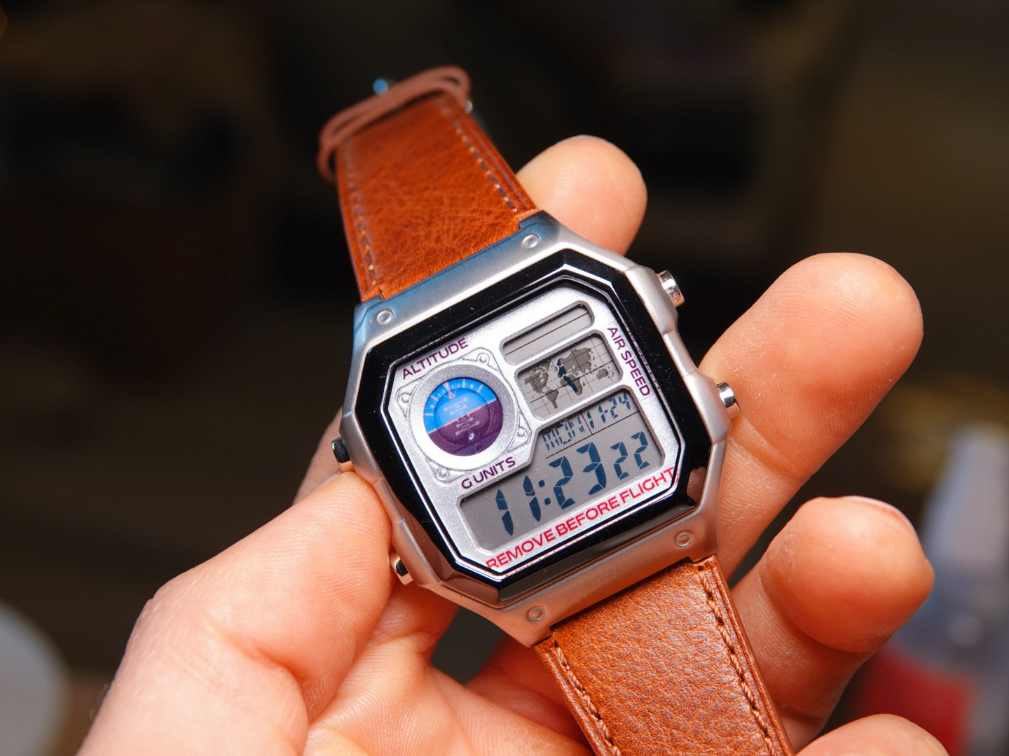 Cockpit Royale Metal AE-1200 - Modified Casio Watch – Ura Watches