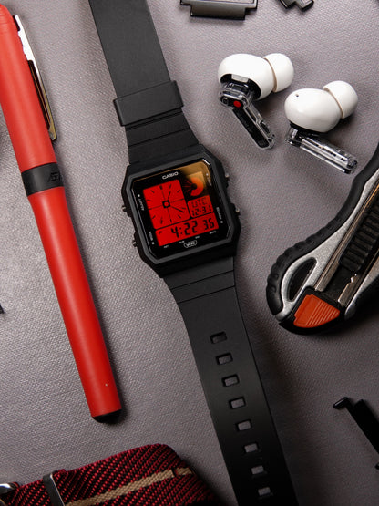 Shutter RED LF20 - Modified Casio Watch