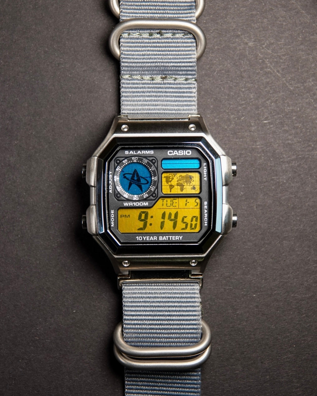 Enterprise Royale Metal AE-1200 - Modified Casio Watch