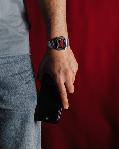 Retro Red A168 - Modified Casio Watch