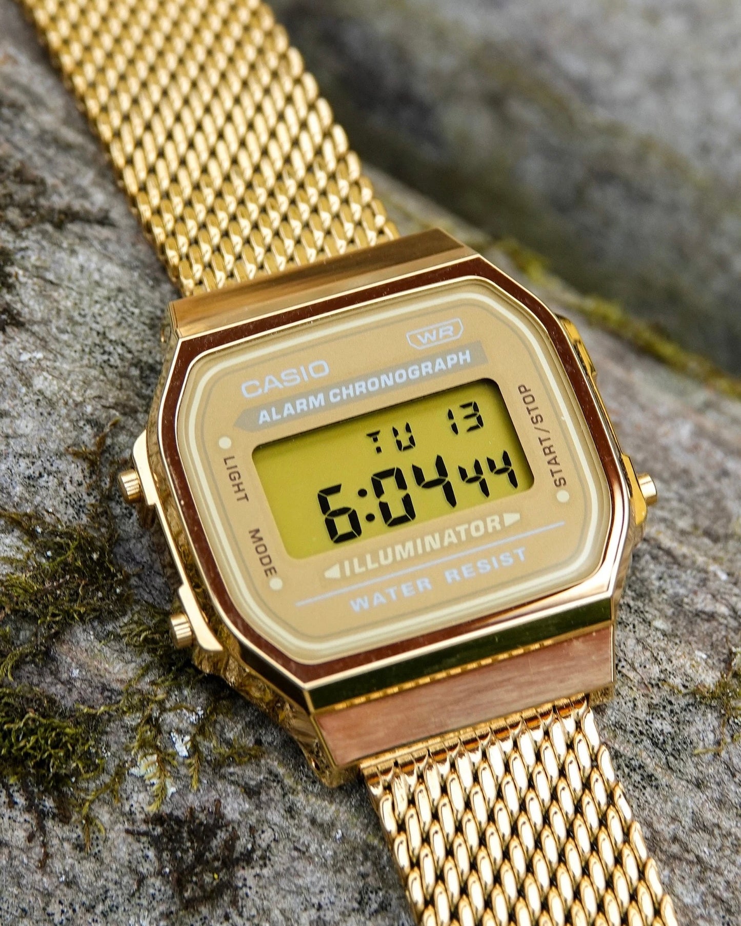Gold Mesh A168 - Modified Casio Watch
