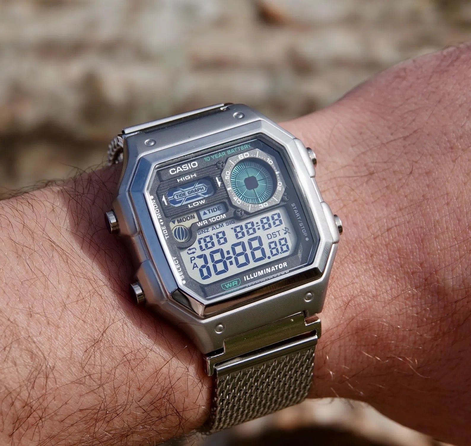 Steel Time WS-1700 - Modified Casio Watch – EON TIME