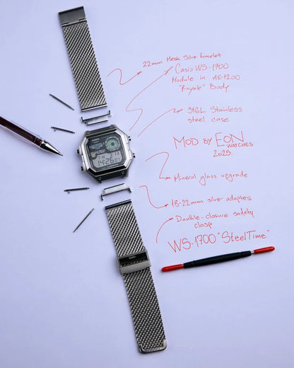 Steel Time WS-1700 - Modified Casio Watch