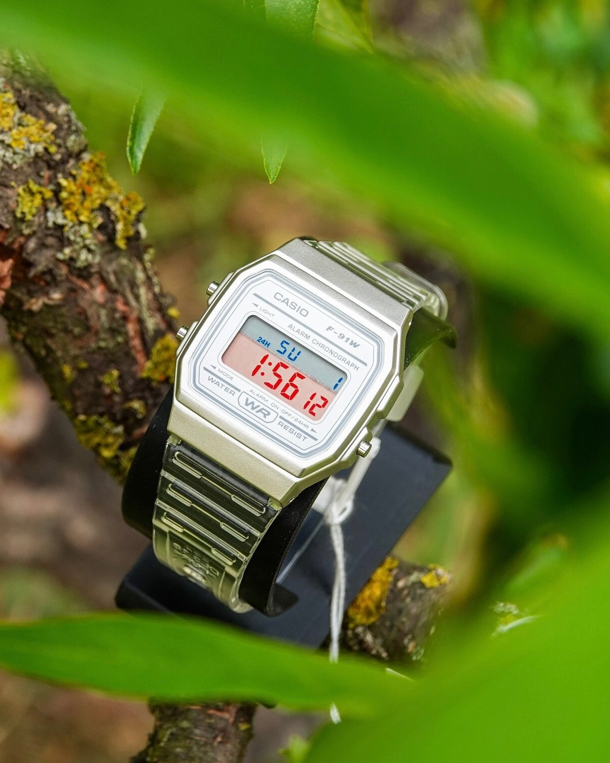 Seaside Clear F-91 - Modified Casio Watch