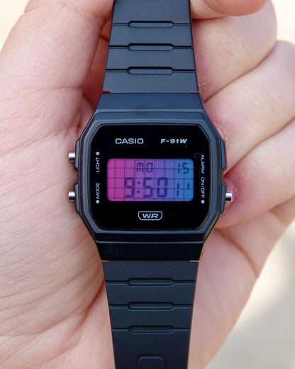 Vaporwave F-91 - Modified Casio Watch