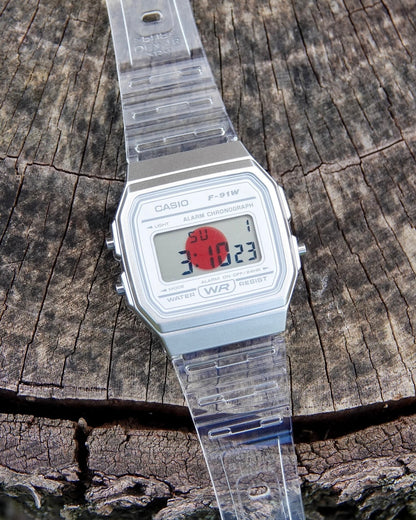 Japan Clear F-91 - Modified Casio Watch