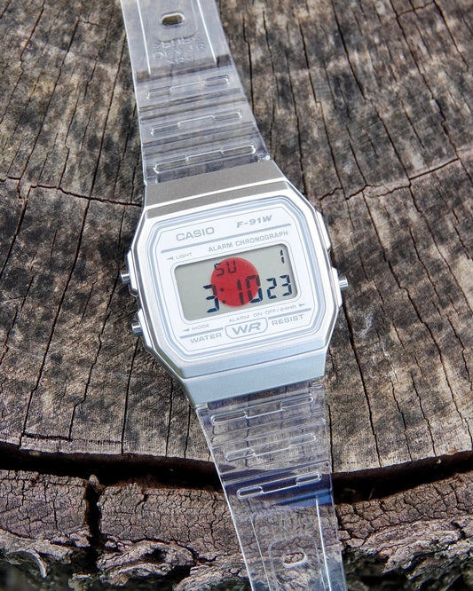 Japan Clear F-91 - Modified Casio Watch