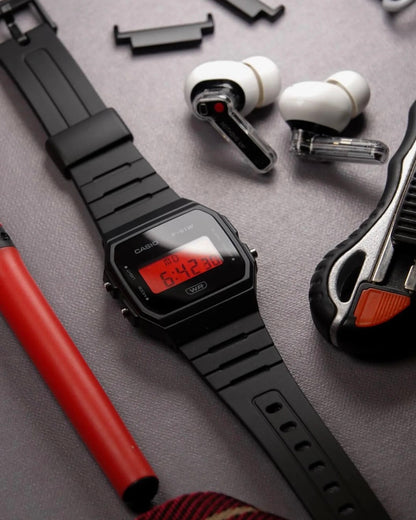 Shutter RED F-91 - Modified Casio Watch
