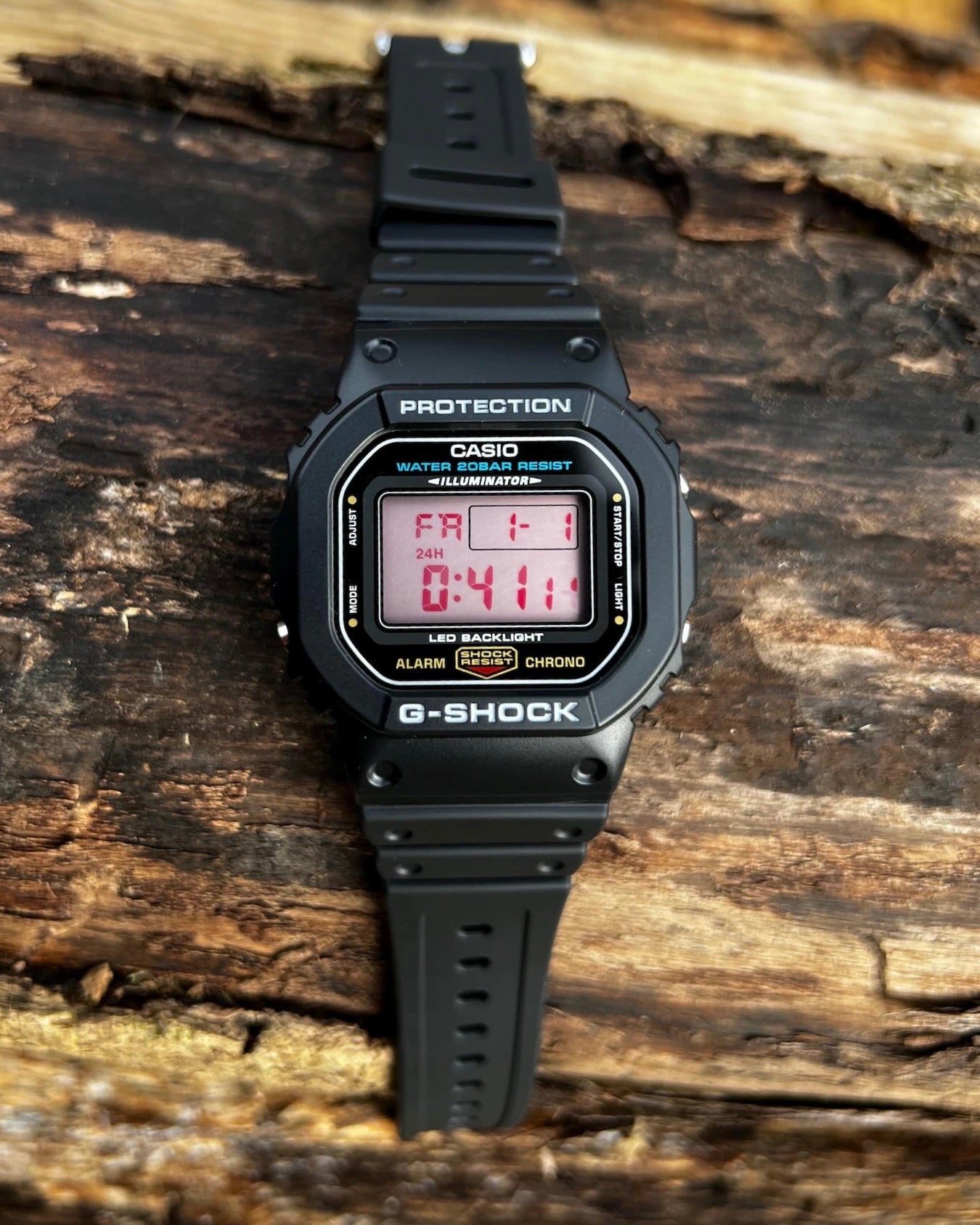 Strawberry Clear DW-5600 - Modified G-Shock Watch
