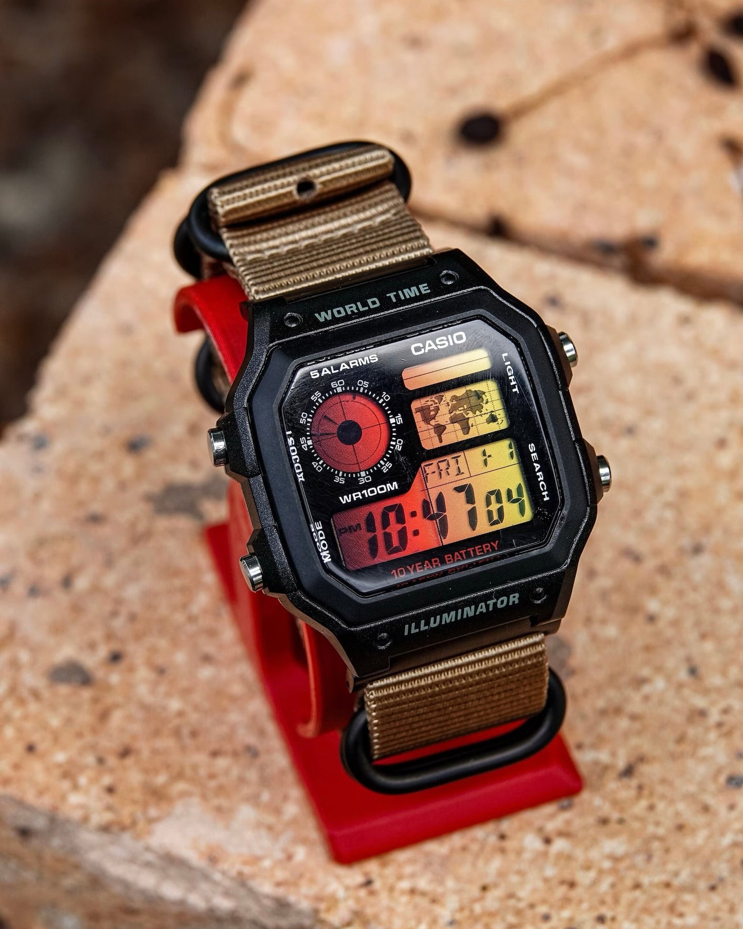 Sunrise Royale AE-1200 - Modified Casio Watch