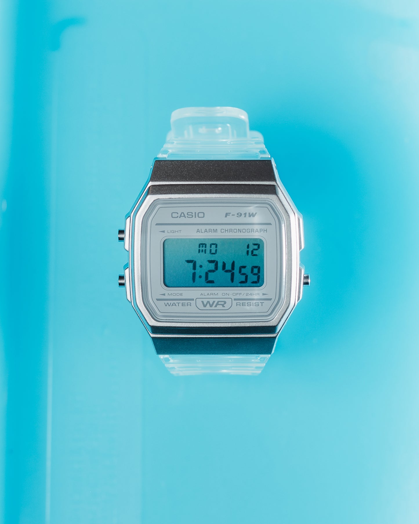Sea Blue F-91 - Modified Casio Watch