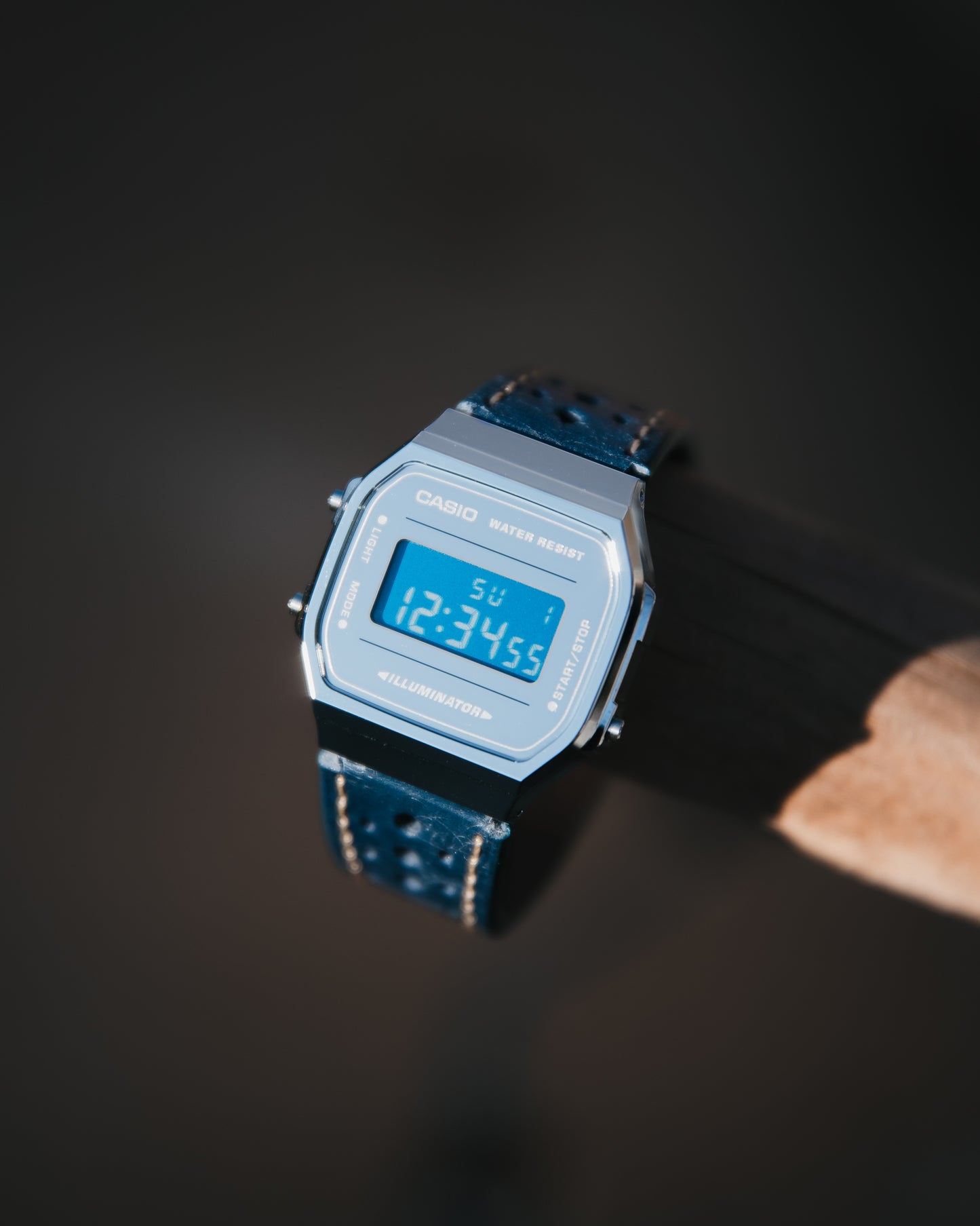 Azure Retro A168 - Casio Modified Watch