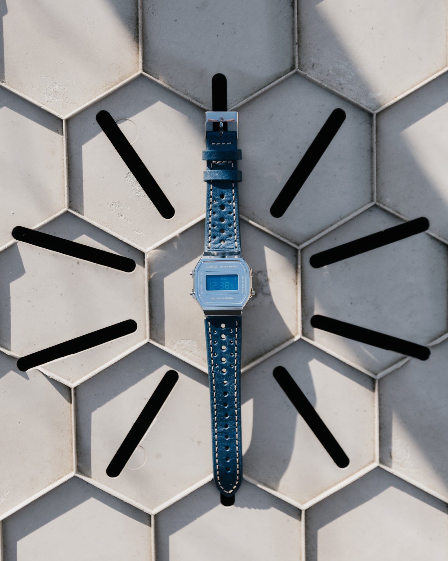 Azure Retro A168 - Casio Modified Watch