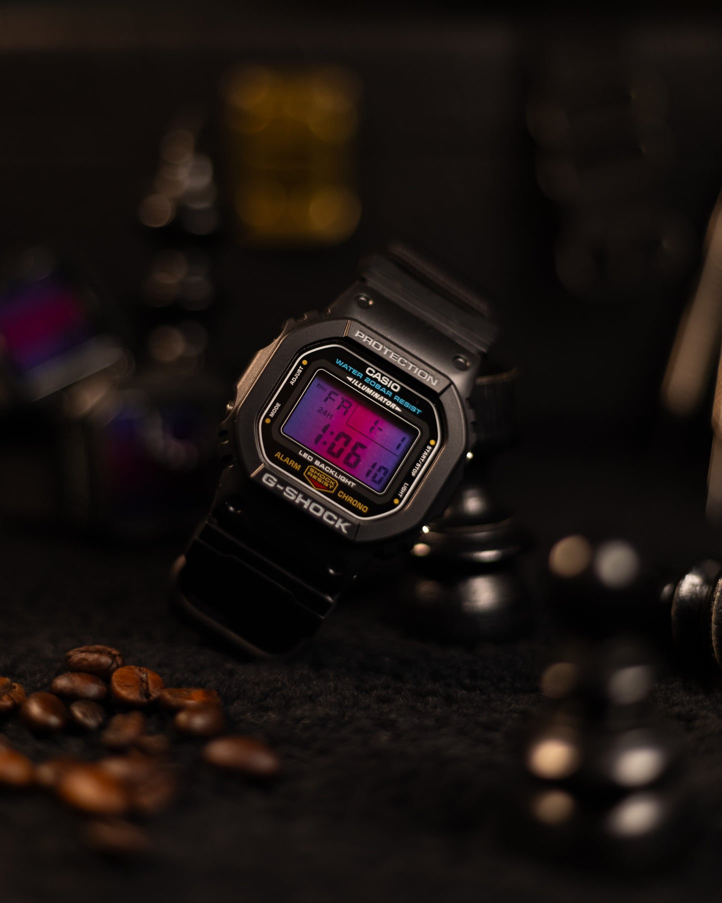 Crab Nebula DW-5600 - Modified Casio Watch