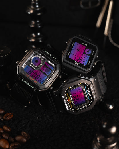 Crab Nebula LF-20W - Modified Casio Watch
