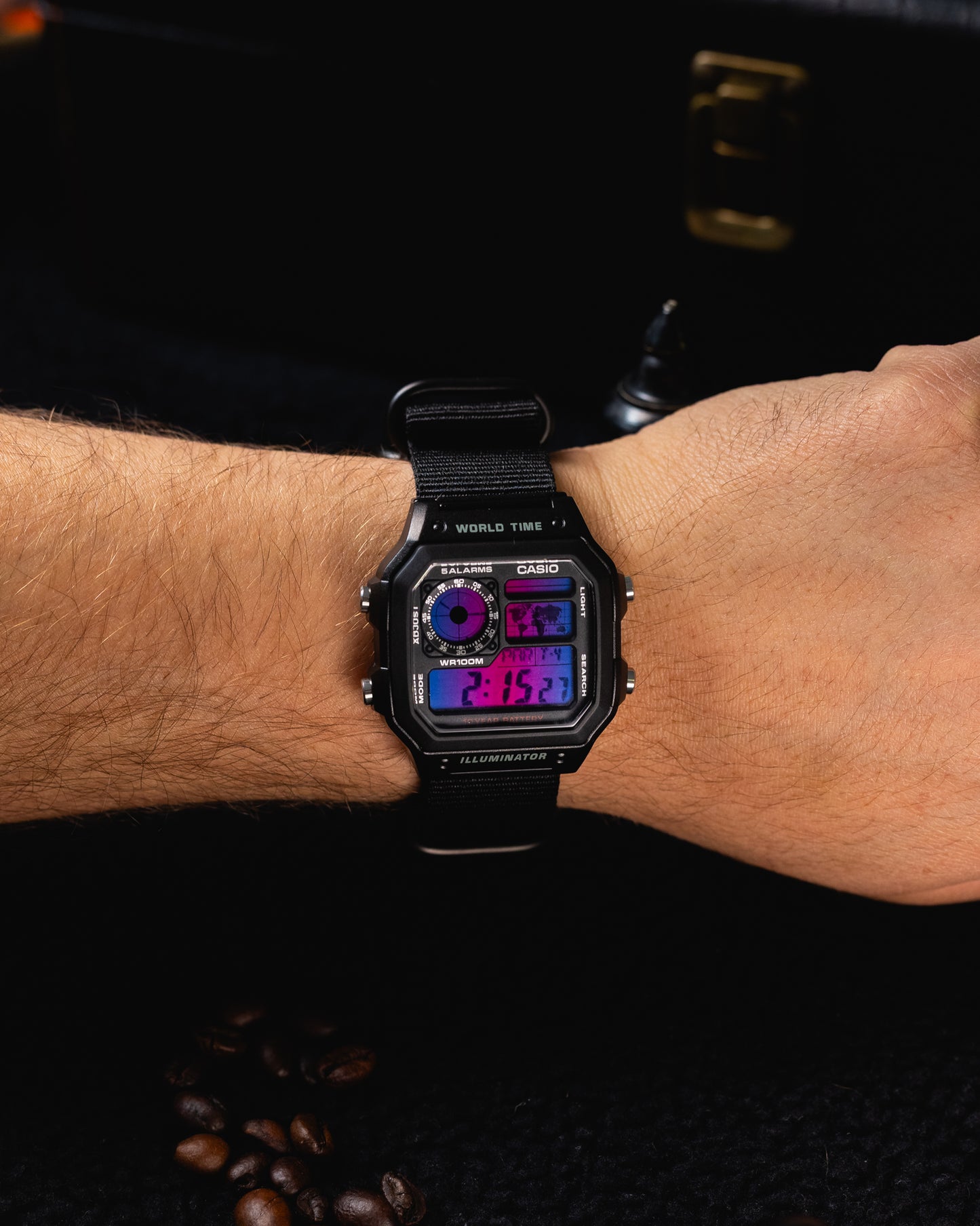 Crab Nebula Royale AE-1200 - Modified Casio Watch