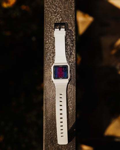 White Crab NebulaLF-20W - Modified Casio Watch