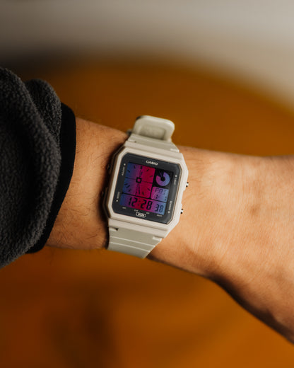 White Crab NebulaLF-20W - Modified Casio Watch