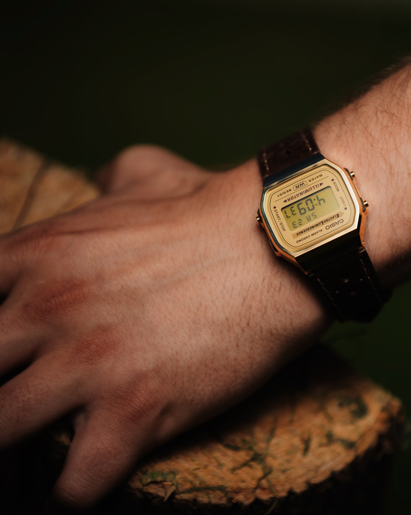 Racing Gold A168 - Modified Casio Watch