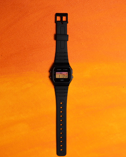 Midnight Ember F-91 - Modified Casio Watch