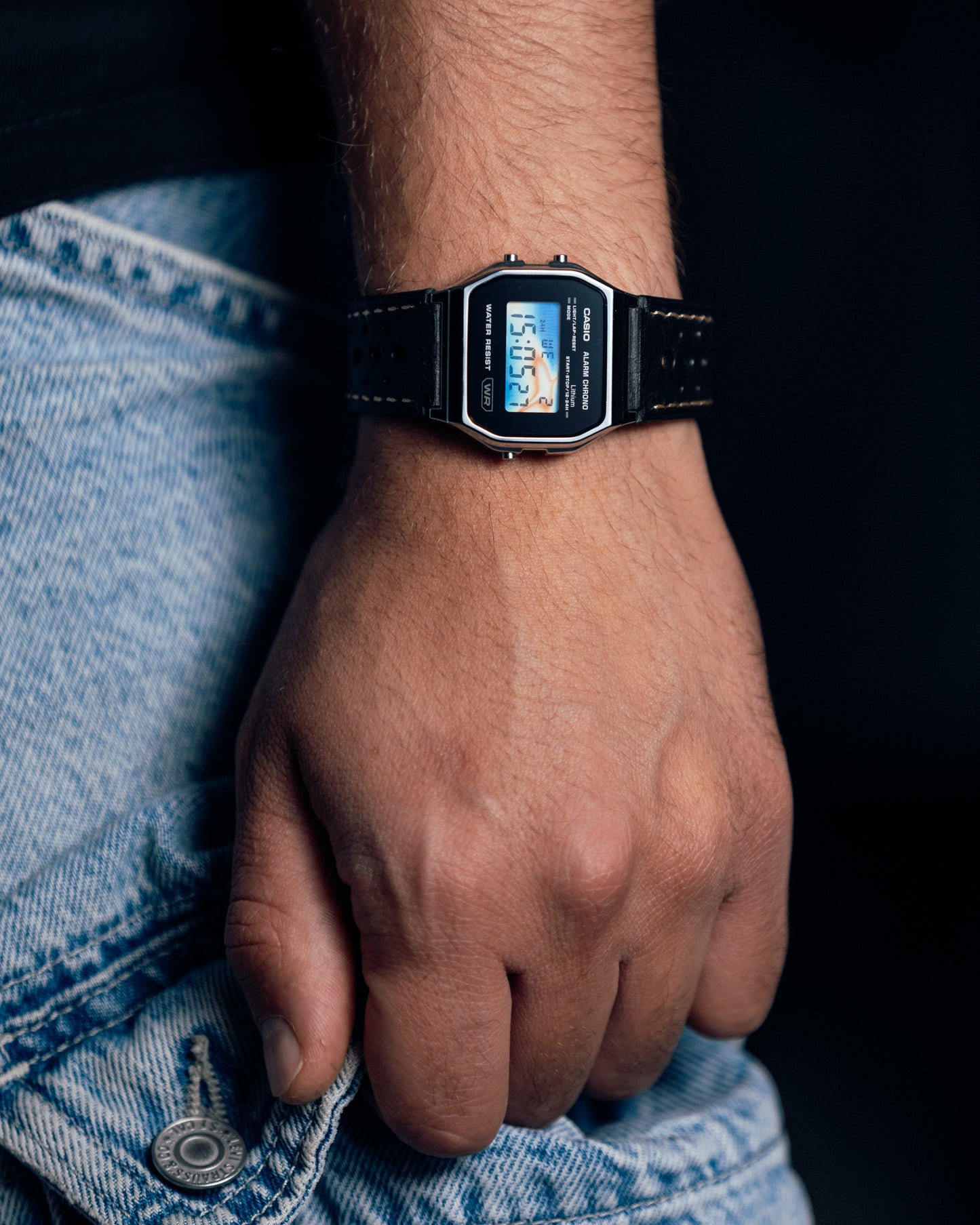 Texas Blue A158 - Modified Casio Watch