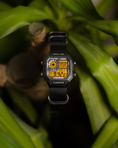 Custom Casio "Yellowstone" AE-1200 by EON Time