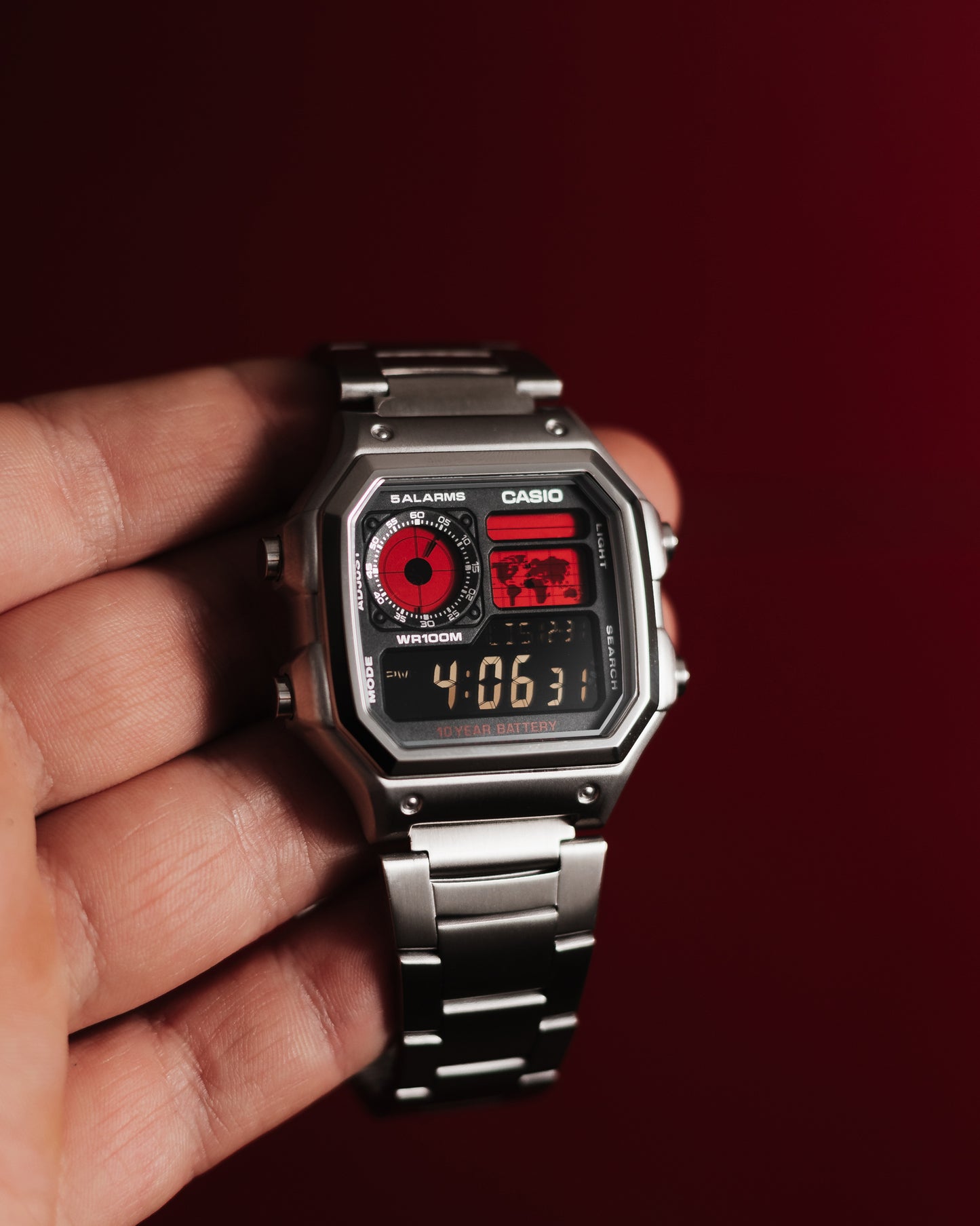 Redline Royale AE-1200 - Modified Casio Watch