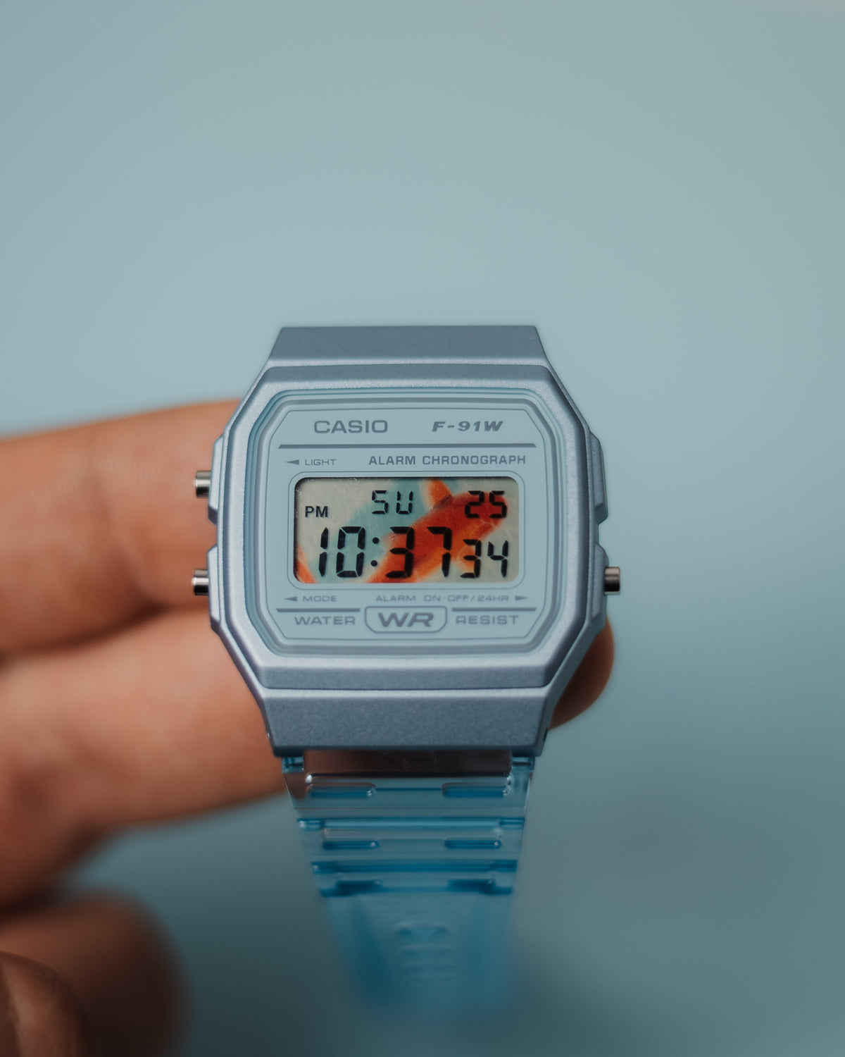 Koi aquarium F91 - Modified Casio Watch