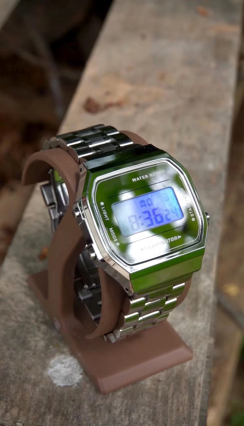 Mirror Chameleon A168 - Modified Casio Watch