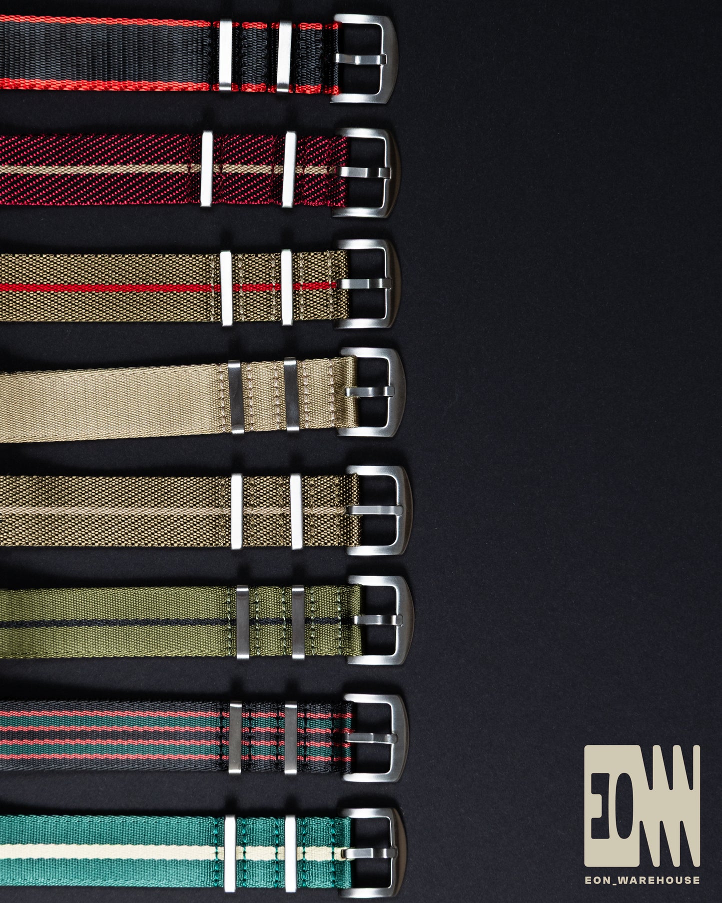 Burgundy Watch Strap: 22mm Vintage Style