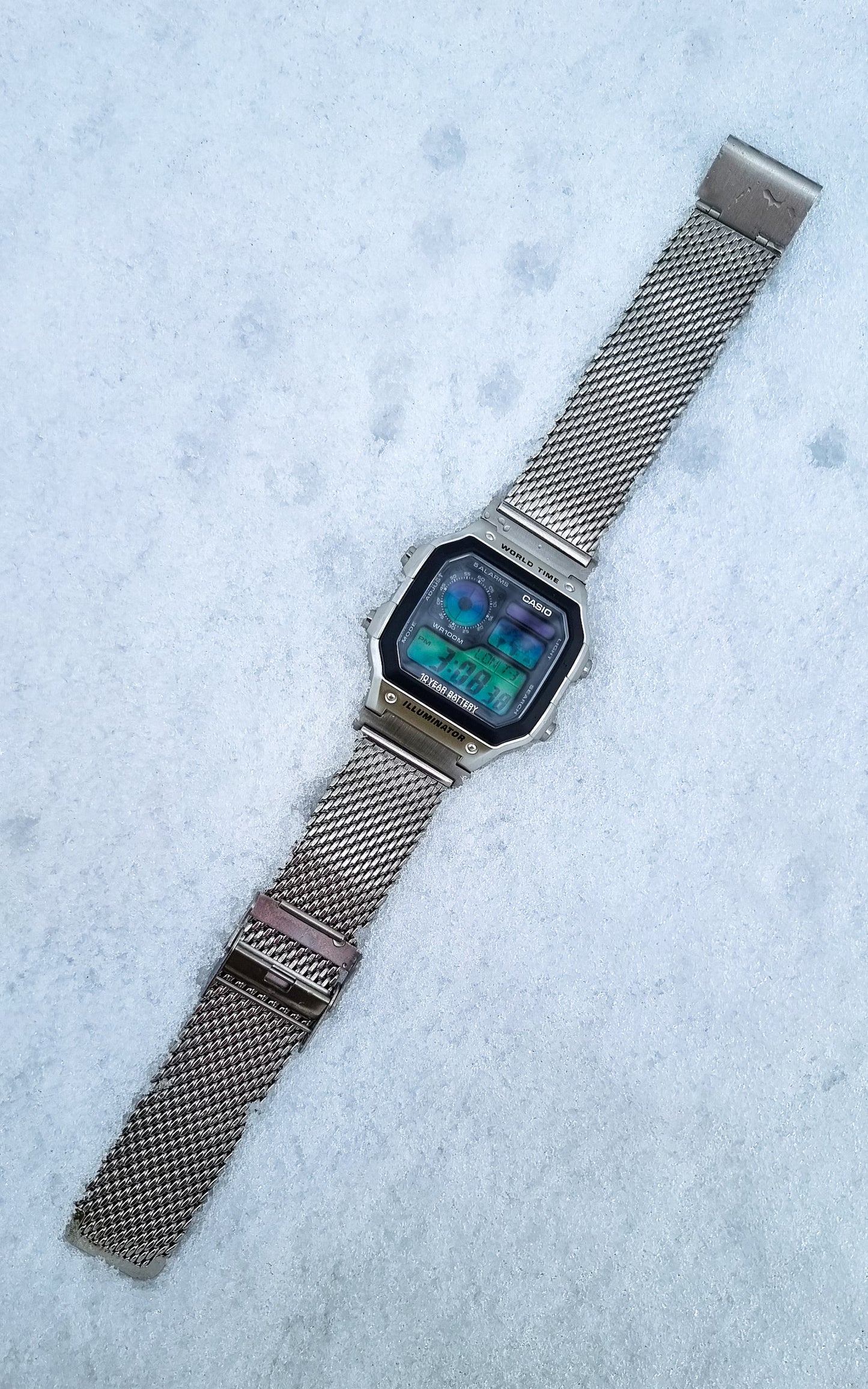 Metal King Mesh AE-1200 - Modified Casio Watch