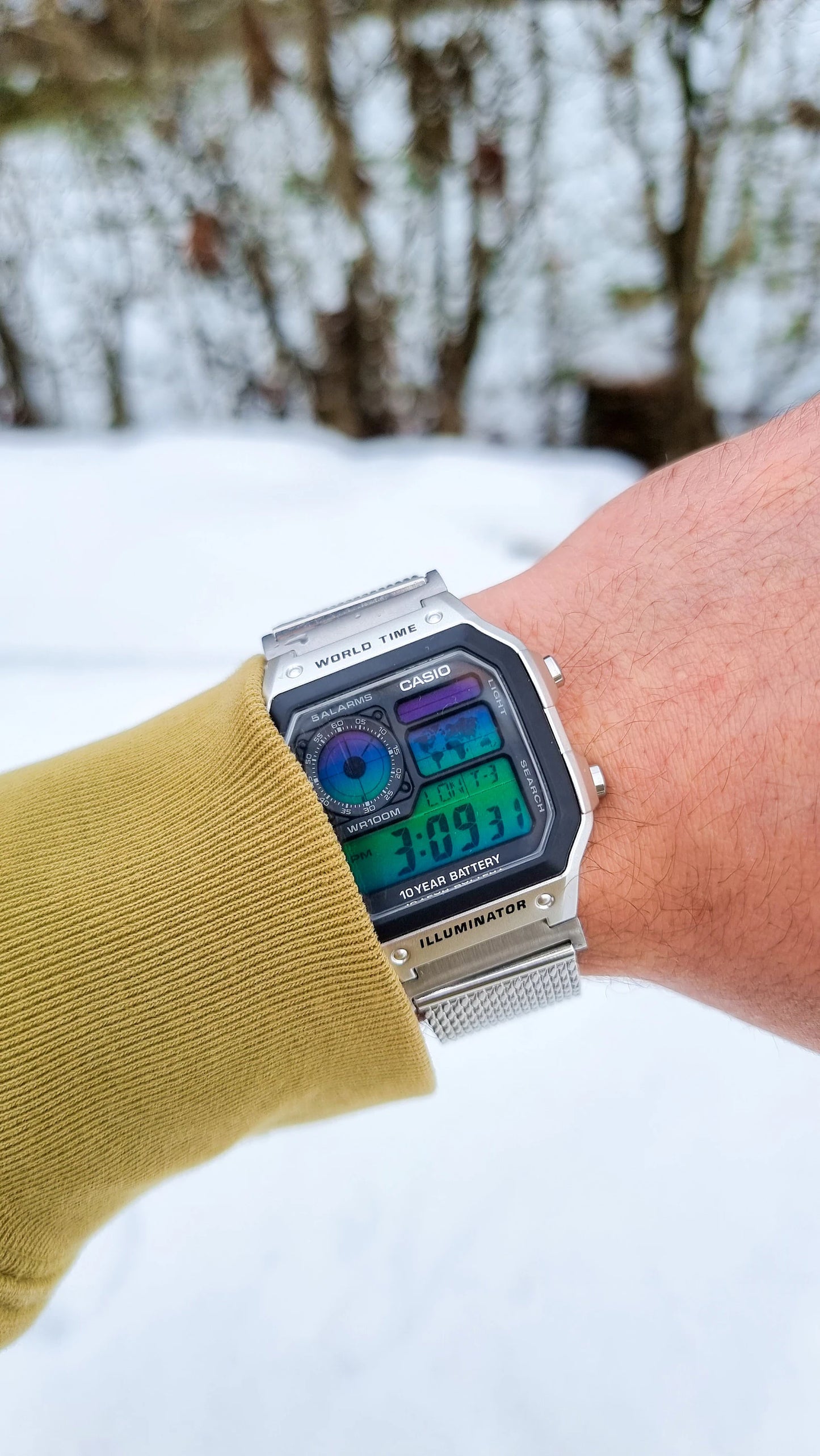 Metal King Mesh AE-1200 - Modified Casio Watch