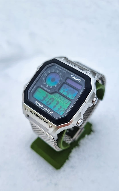 Metal King Mesh AE-1200 - Modified Casio Watch