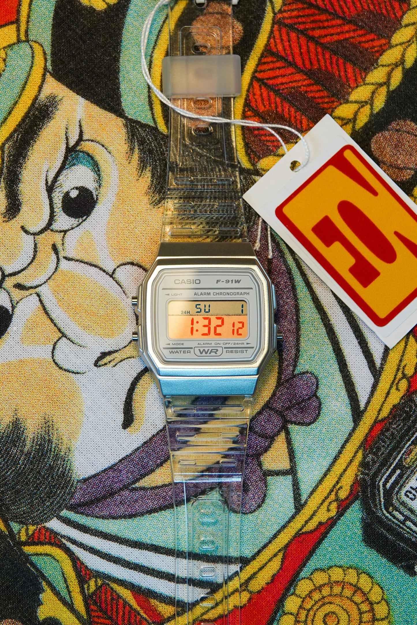 Seaside Clear F-91 - Modified Casio Watch