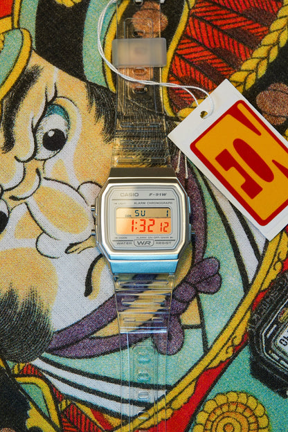 Seaside Clear F-91 - Modified Casio Watch