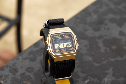 Black Gold F-91 - Modified Casio Watch